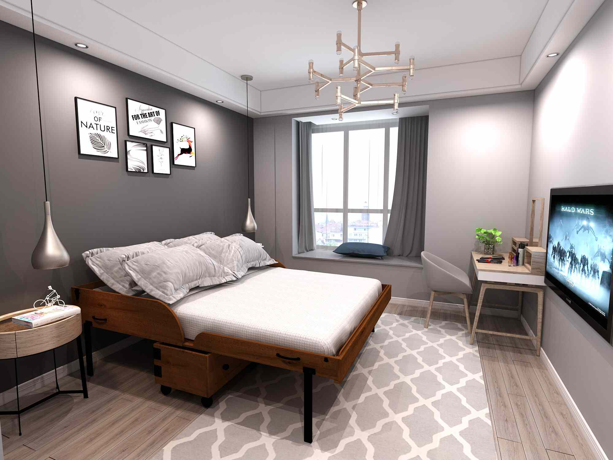 龙峰吉安尼王村庄墨菲床