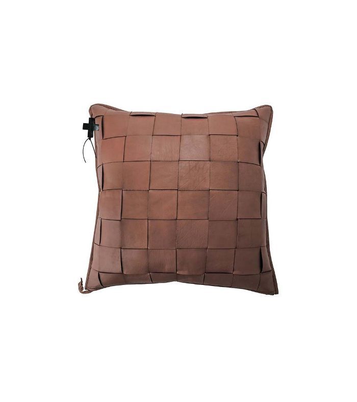 简·巴布格里奥鞍式特伦扎编织皮枕