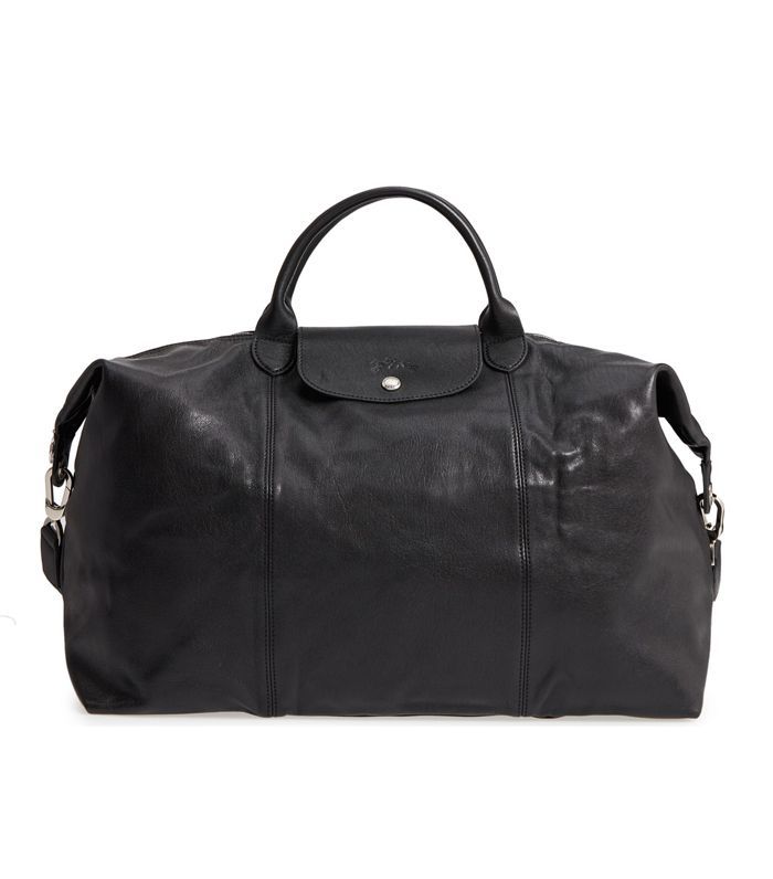 乐PLIAGE真皮旅行包 - 黑