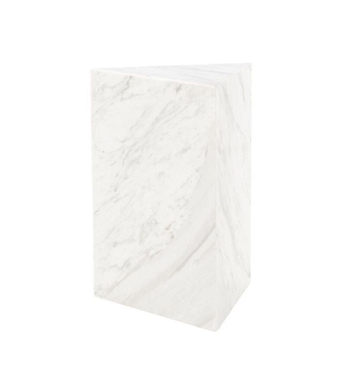 CB2三白大理石茶几