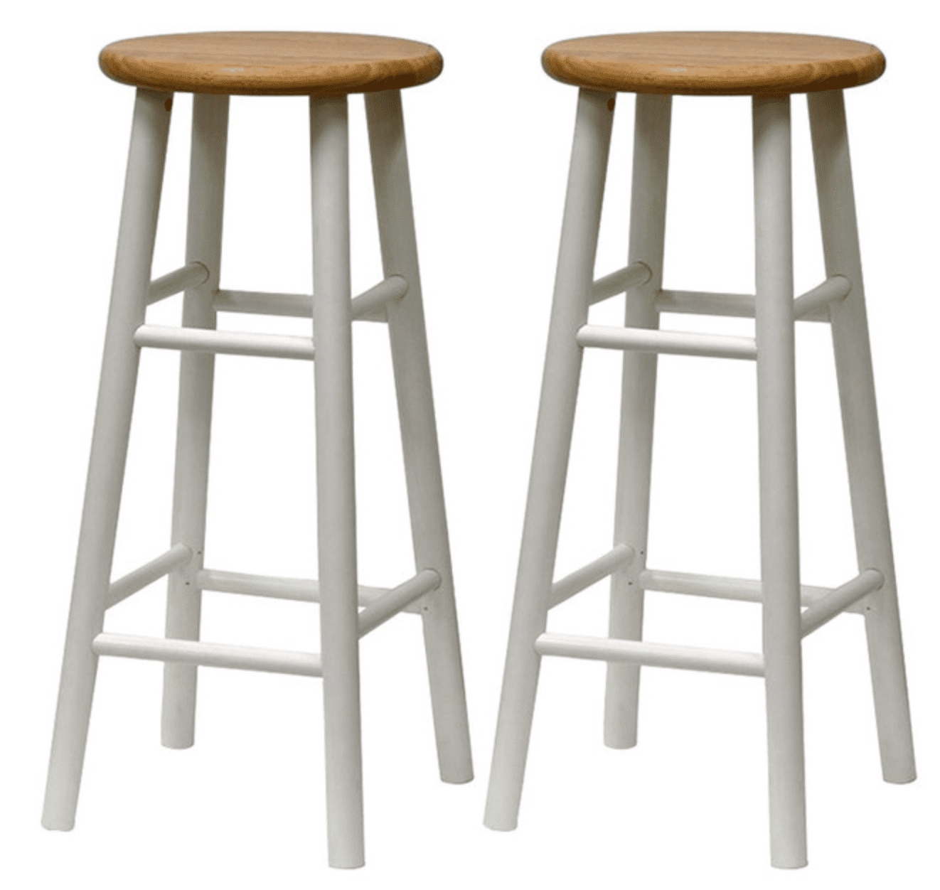 套装2斜面凳子由Winsome贸易公司。