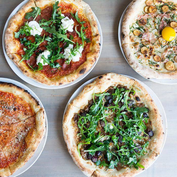 各种各样的披萨