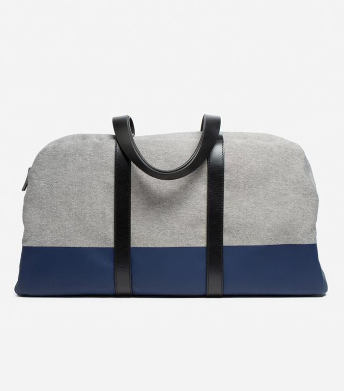 Everlane牛仔/海军蓝斜纹女装Weekender包