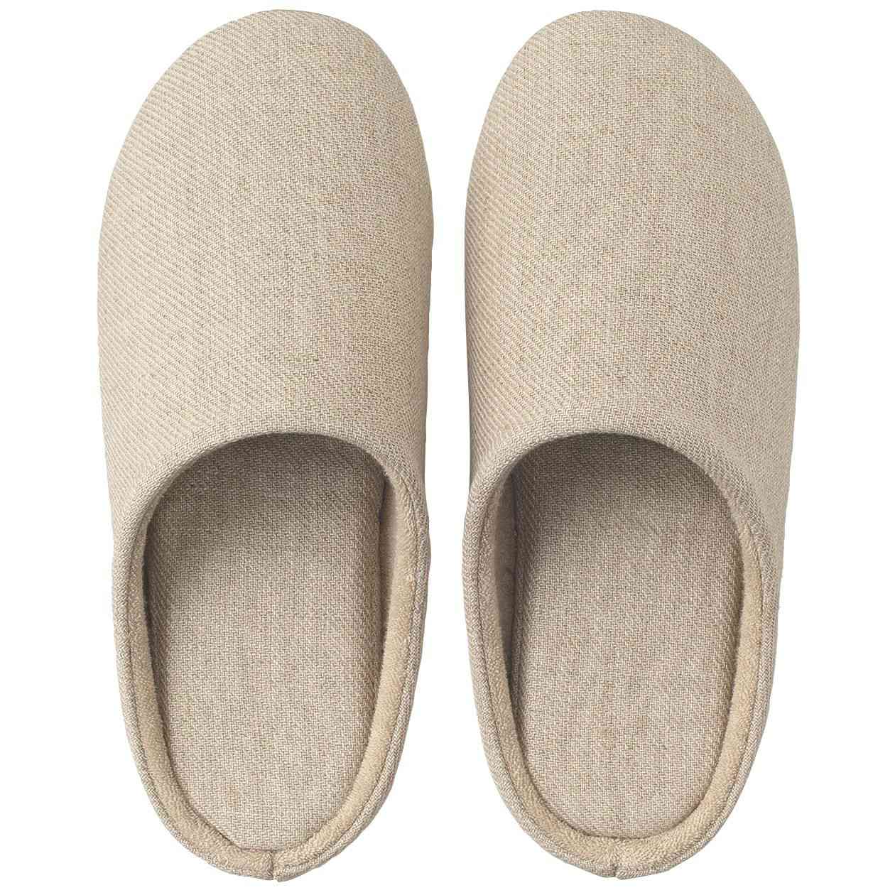 无印良品无印良品亚麻拖鞋