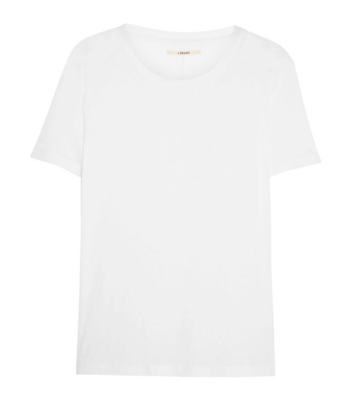 J Brand的811短袖船员在白