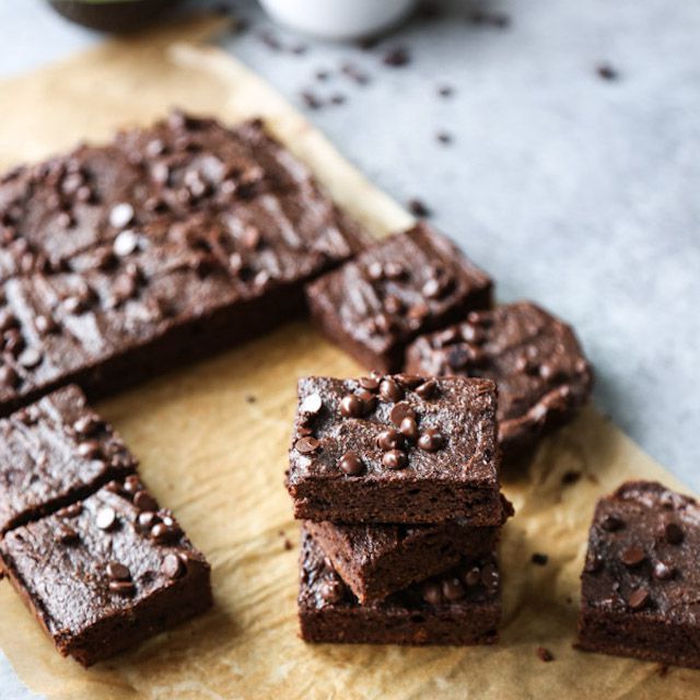 简单的keto甜点-脂肪炸弹布朗尼