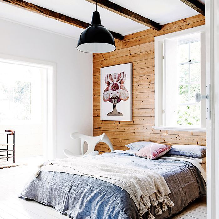 浪漫的卧室想法-亚麻床上用品