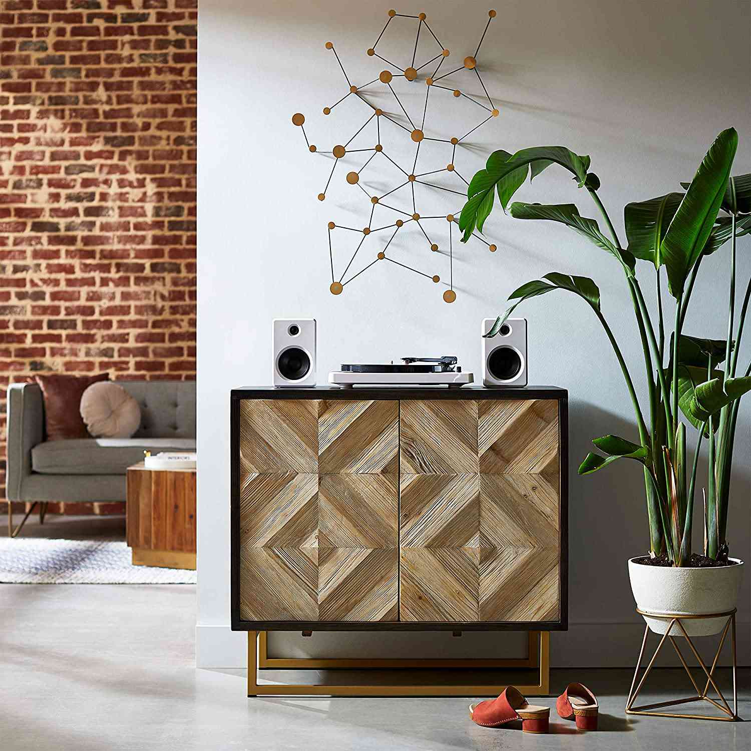 亚马逊品牌 - 铆钉当代艺术墙36.22