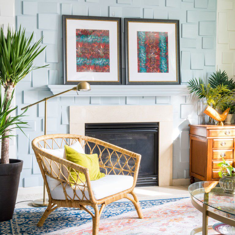 蓝色黄绿色的颜色