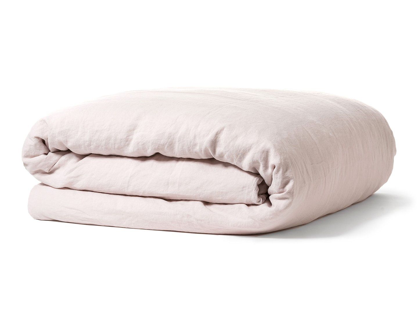 亚麻布被套上腮红