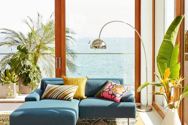 总拱形金属遮荫落地灯