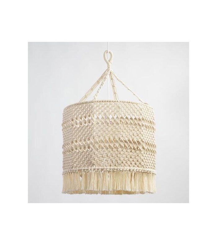 自然花边德雅鼓吊灯灯罩由世界市场