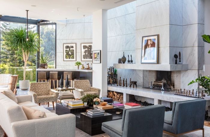 艾伦·德杰尼勒斯贝弗利山庄的家|客厅