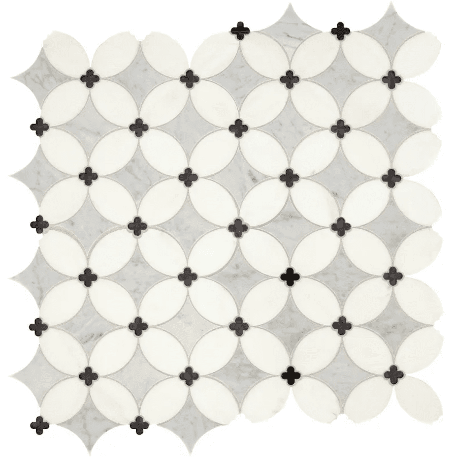 一系列打印灰色瓦片，您可以在build.com上购买