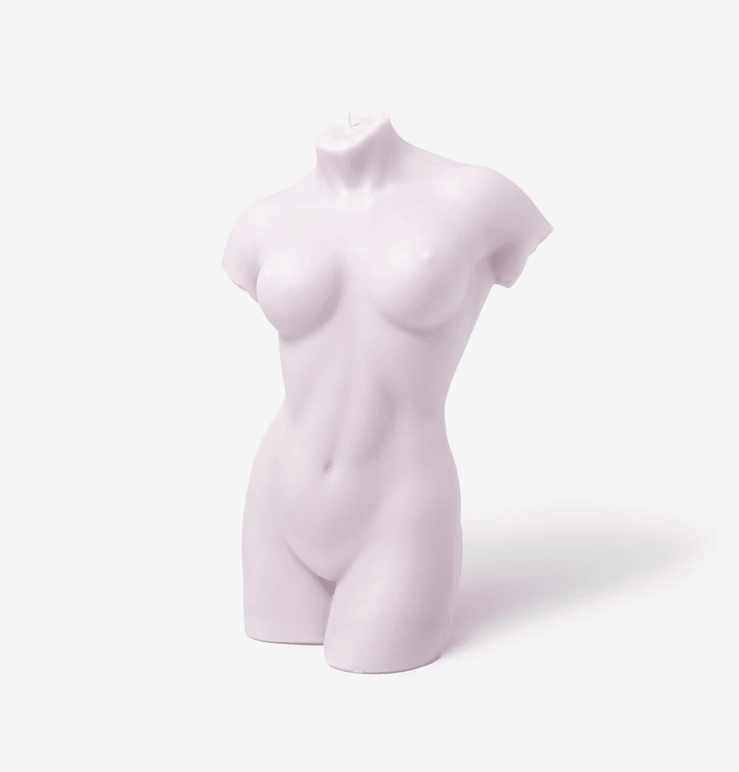 女人形状的薰衣草蜡烛