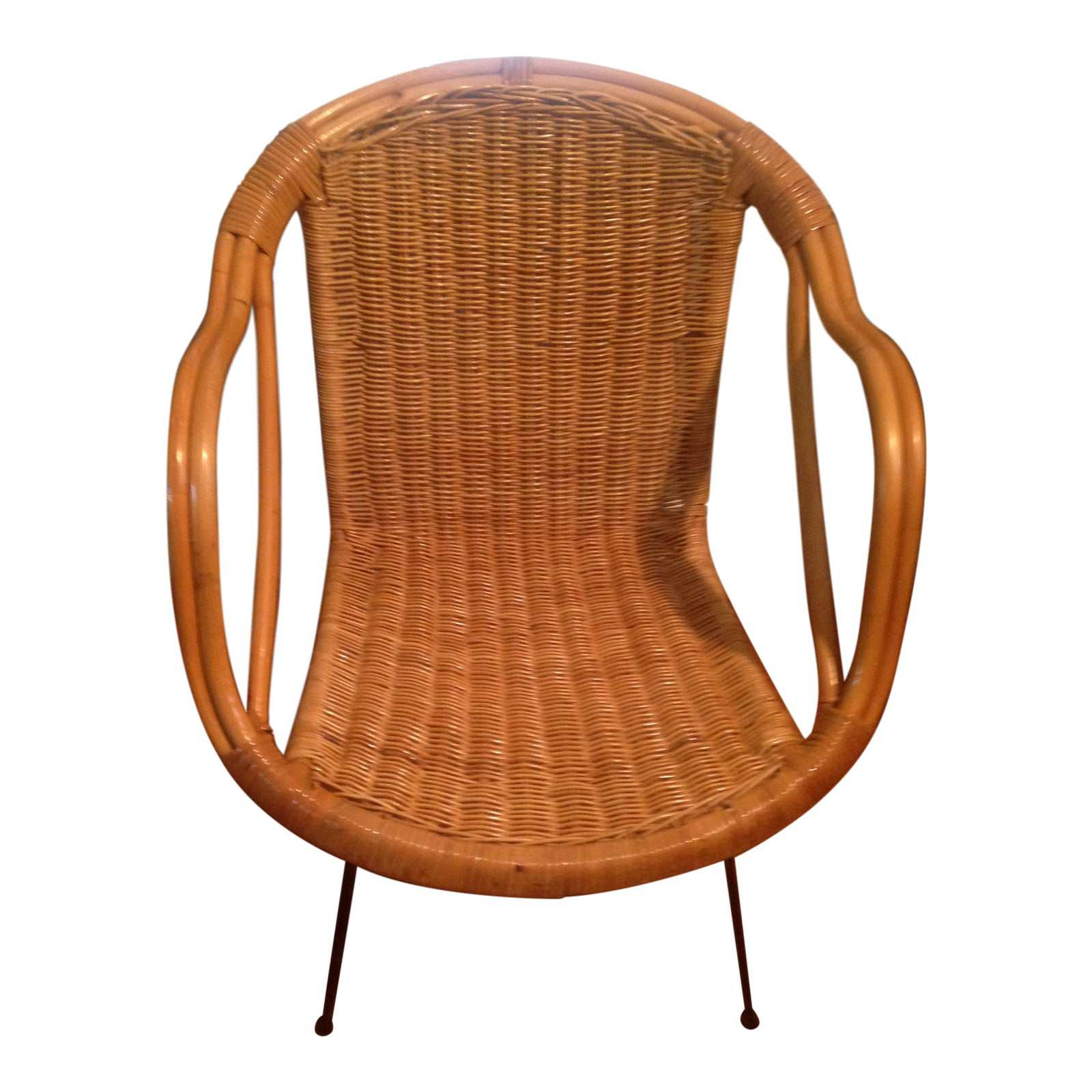 复古金属柳条椅腿