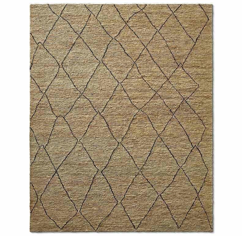 修复硬件Saba手结黄麻地毯