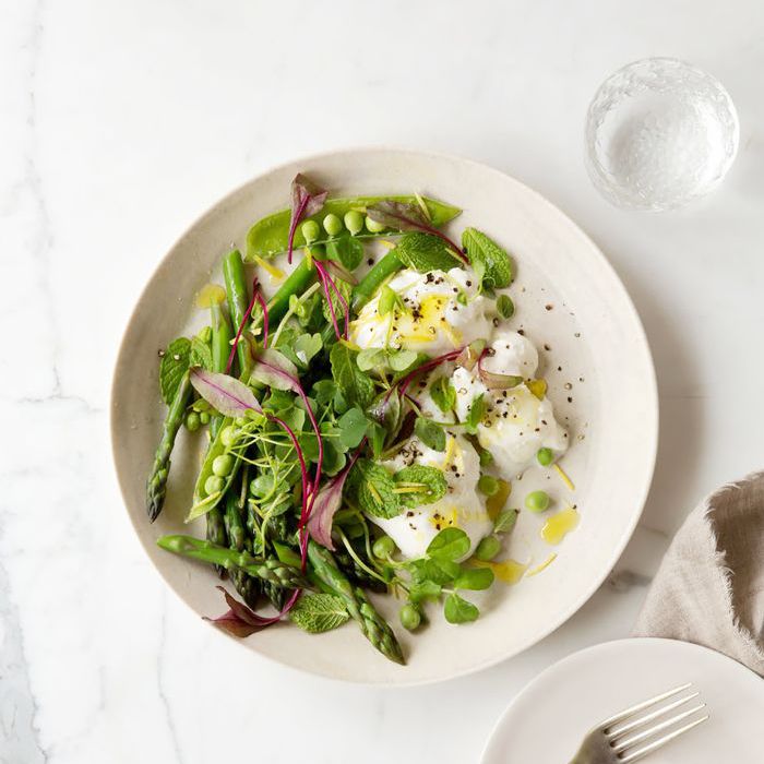 健康菜肴夏季 -  Burrata沙拉