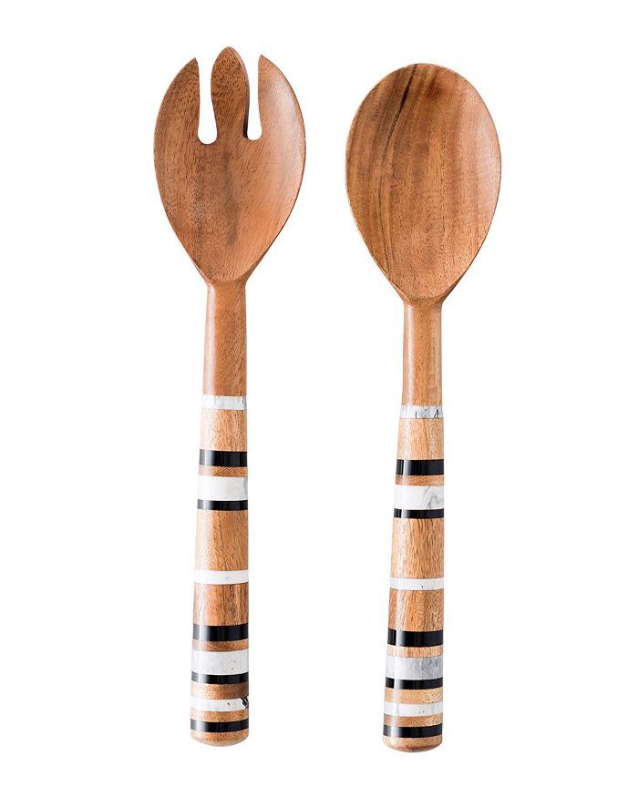 石木条纹2件沙拉套餐