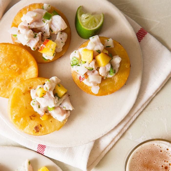 酸奶红鲷鱼酸橘汁腌鱼