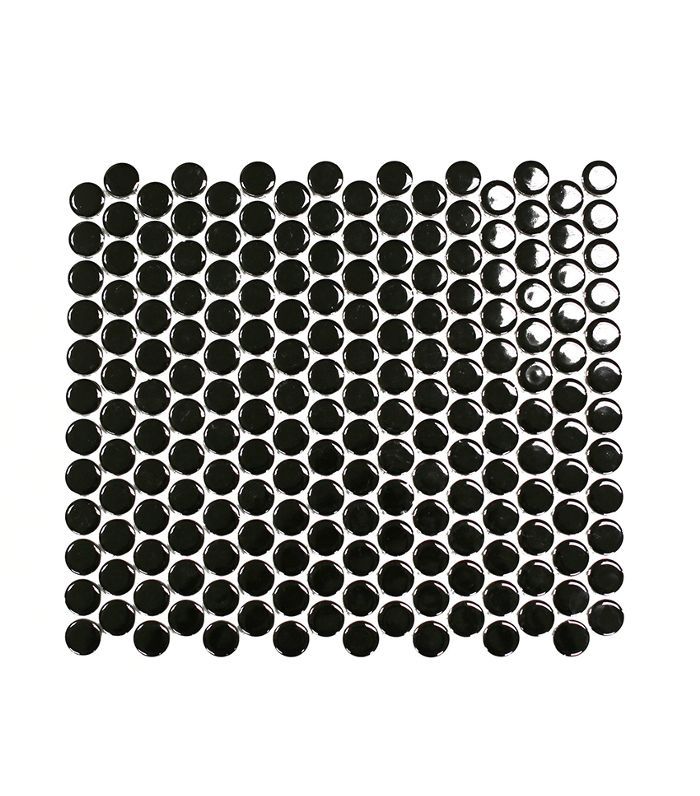 CLE瓷砖黑便士圆形砖