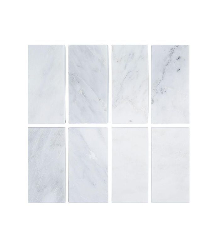 杰弗里法院卡拉拉大理石亚光瓷砖墙