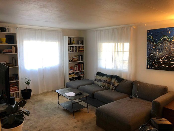 客厅重新装修之前