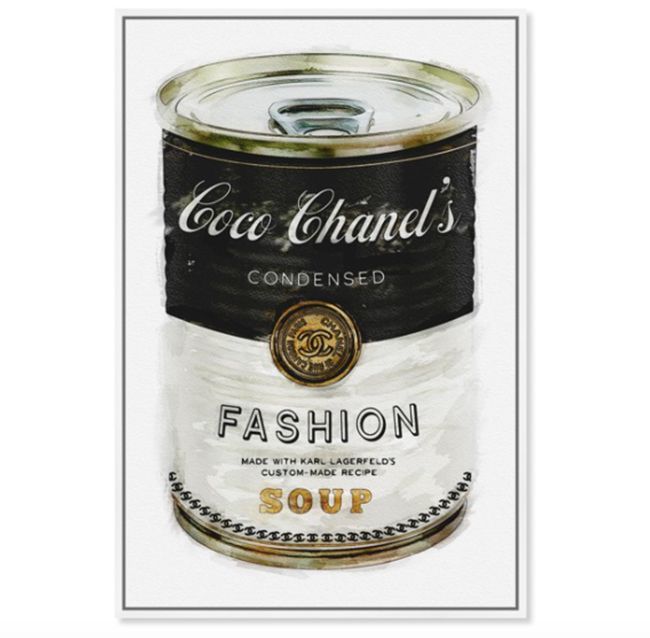 可可·香奈儿金宝汤的时尚打印