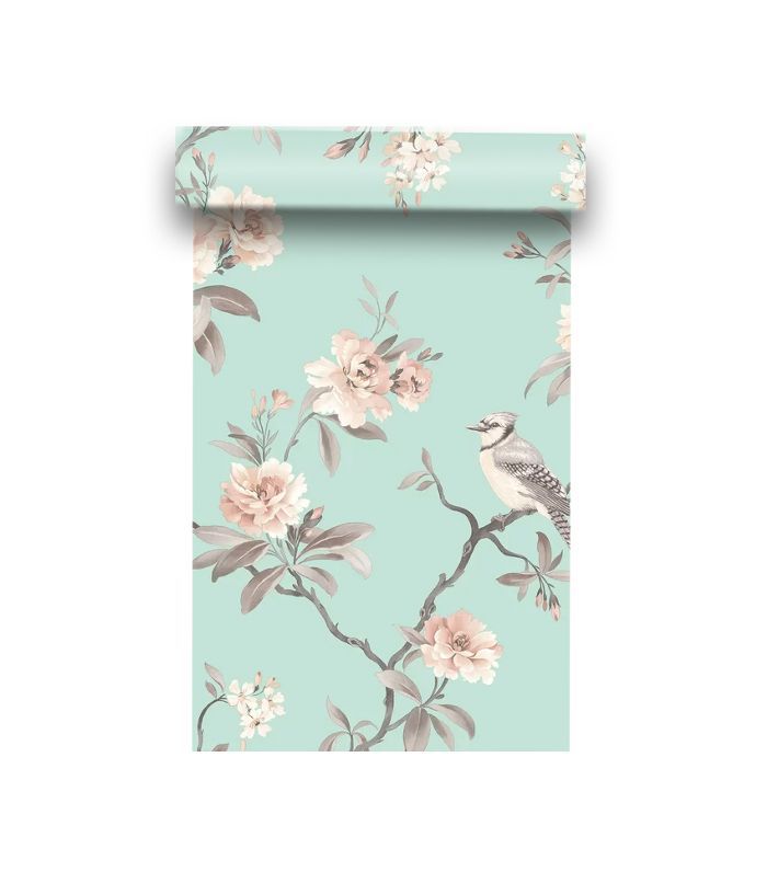 布鲁斯特家居时尚中国风格的花卉壁纸