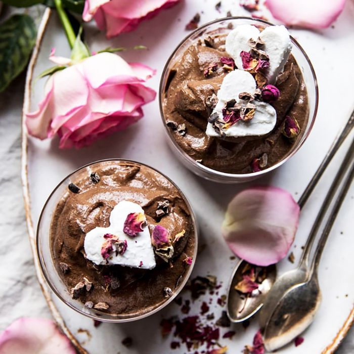 素食主义者巧克力慕斯