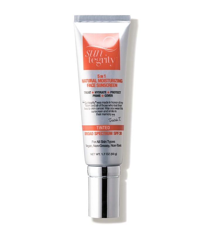 Suntegrity护肤5合1天然保湿面部防晒霜SPF 30“class=