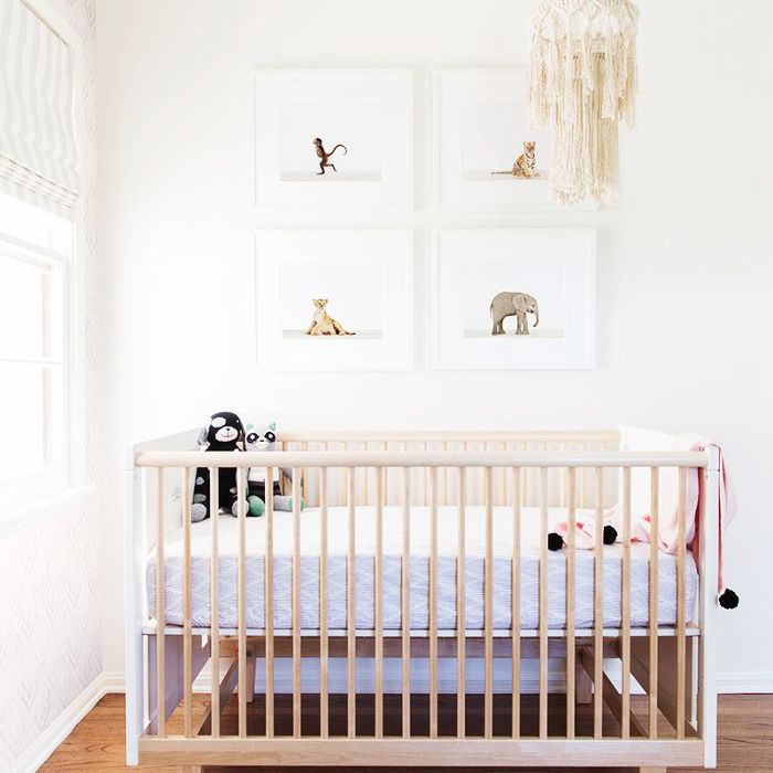 性别中性苗圃理念 - 婴儿床