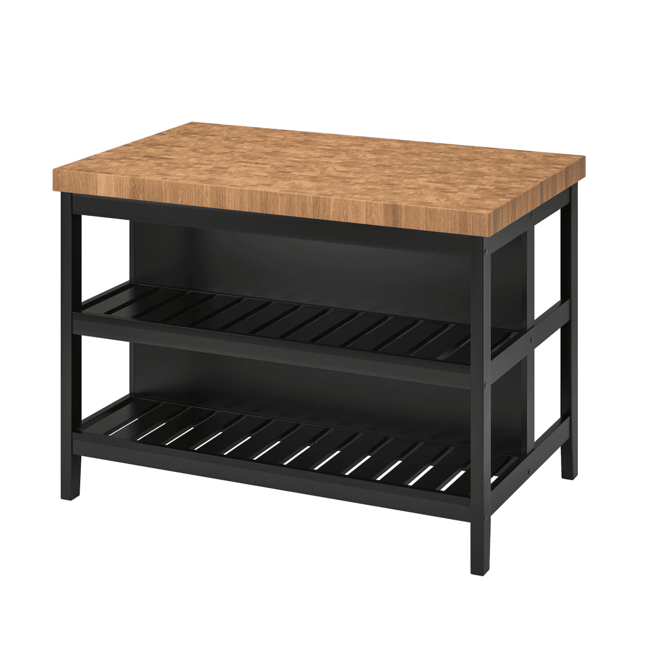 你可以在宜家买到的黑色厨房岛