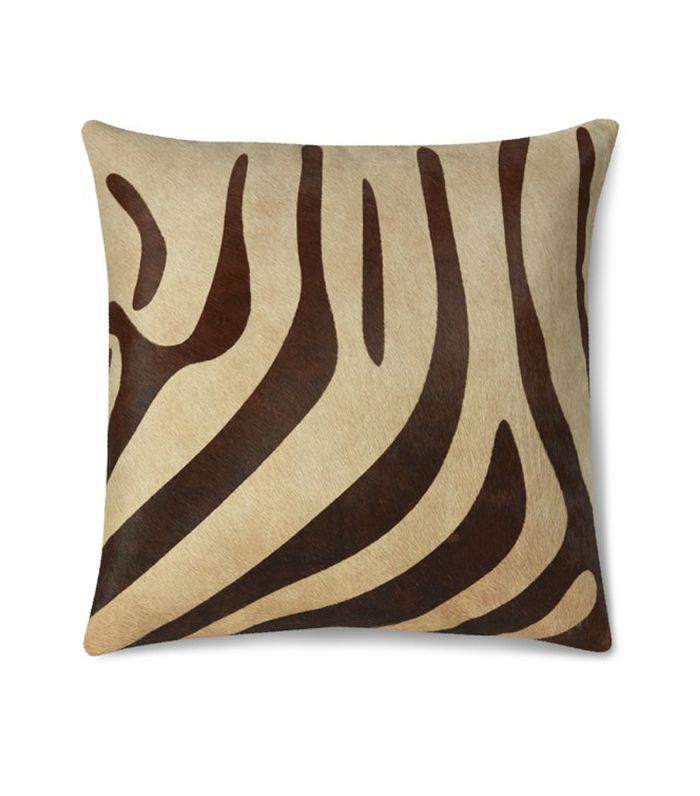 印花斑马隐藏枕头套