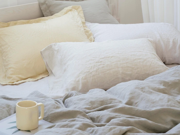 有机宽松亚麻床单