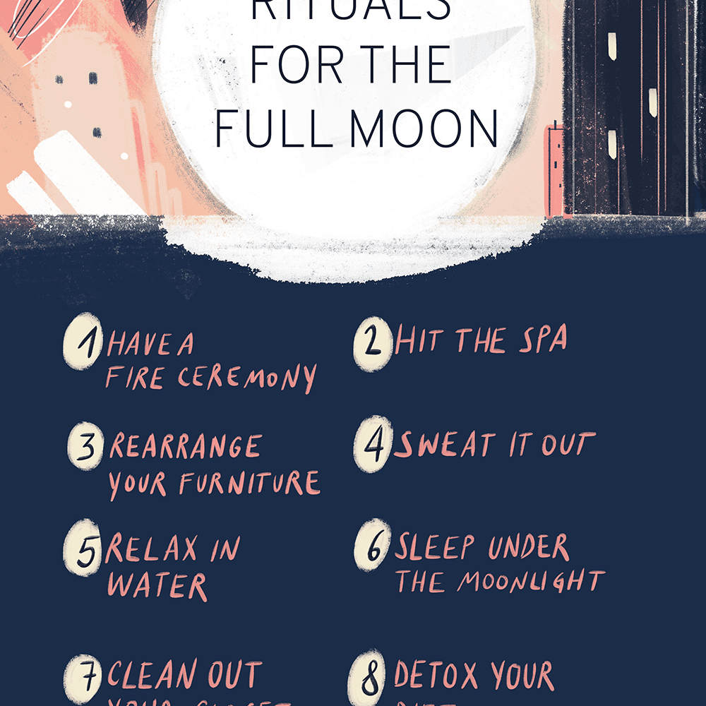 9个最好仪式满月的插图。