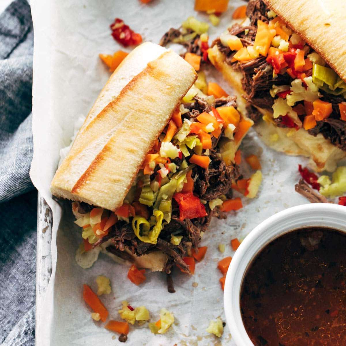 instant pot italian beef sandwiches