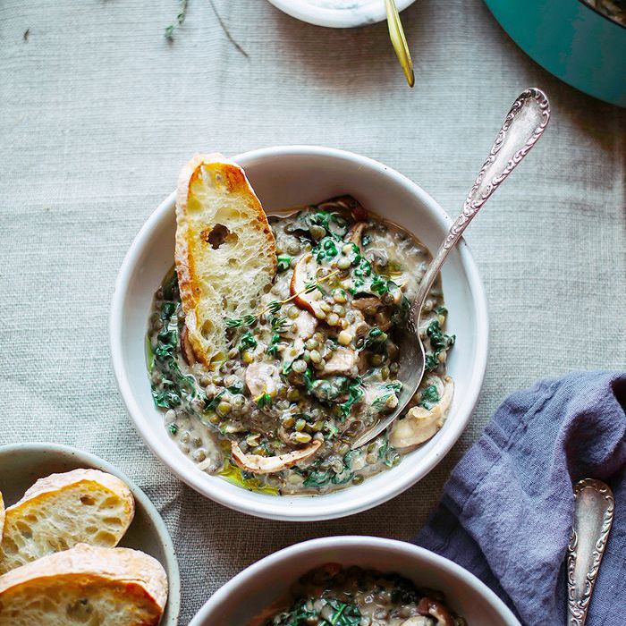 奶油法国小扁豆