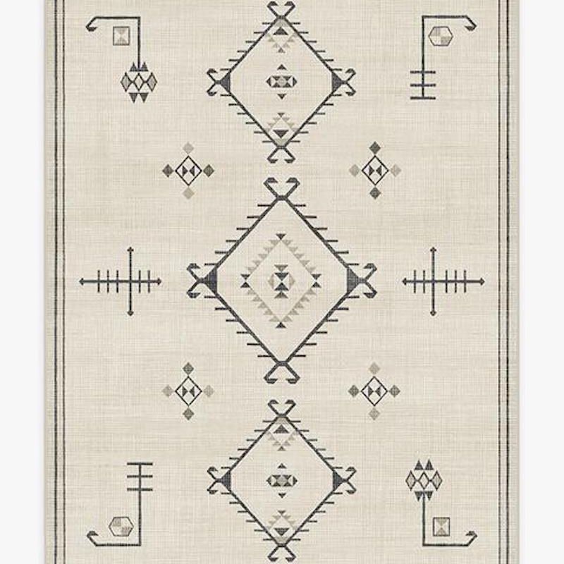 一种机洗印花地毯，目前在Ruggable出售