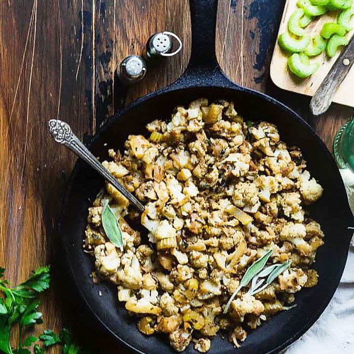 古感恩节食谱 - 花椰菜填料