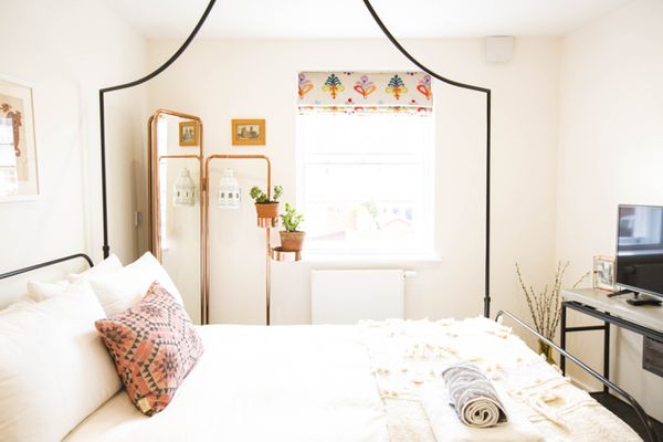 装饰床，床的生态友好型床垫