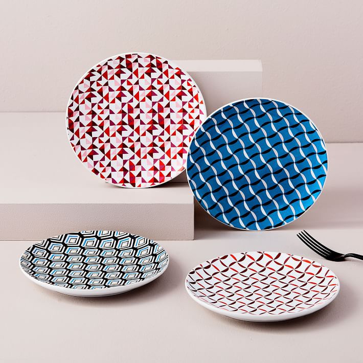 复古图案甜点盘子