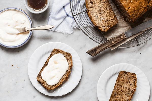 自制的香蕉面包