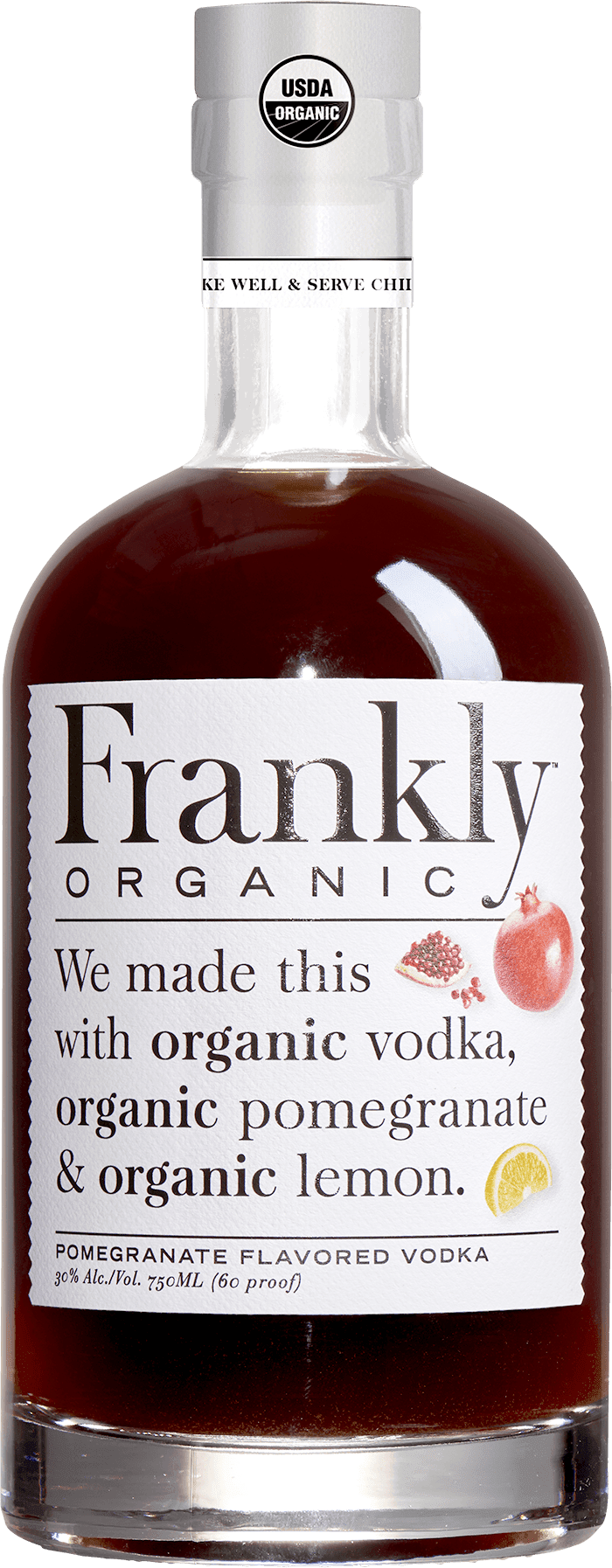 一瓶石榴伏特加。