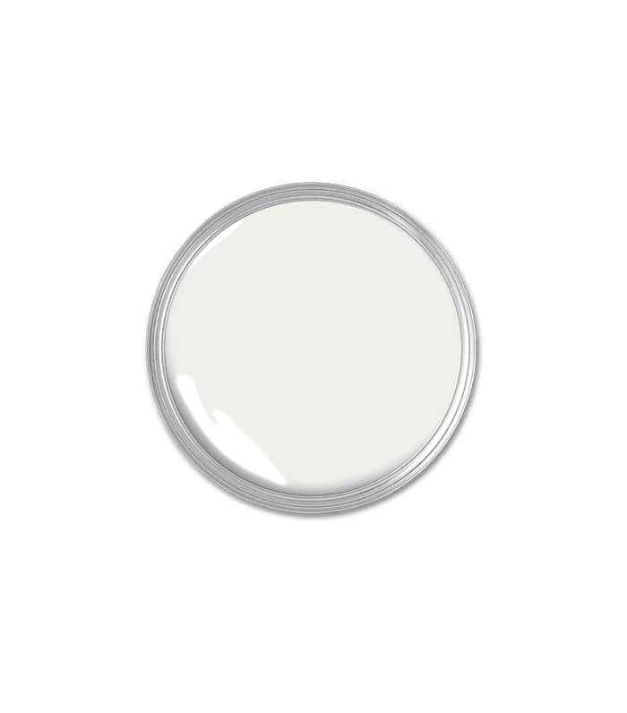 一罐本杰明·摩尔的白苍鹭画。”class=