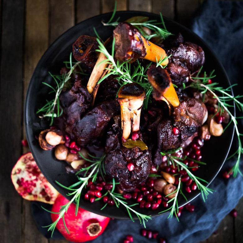 石榴摩洛哥炖羊腿