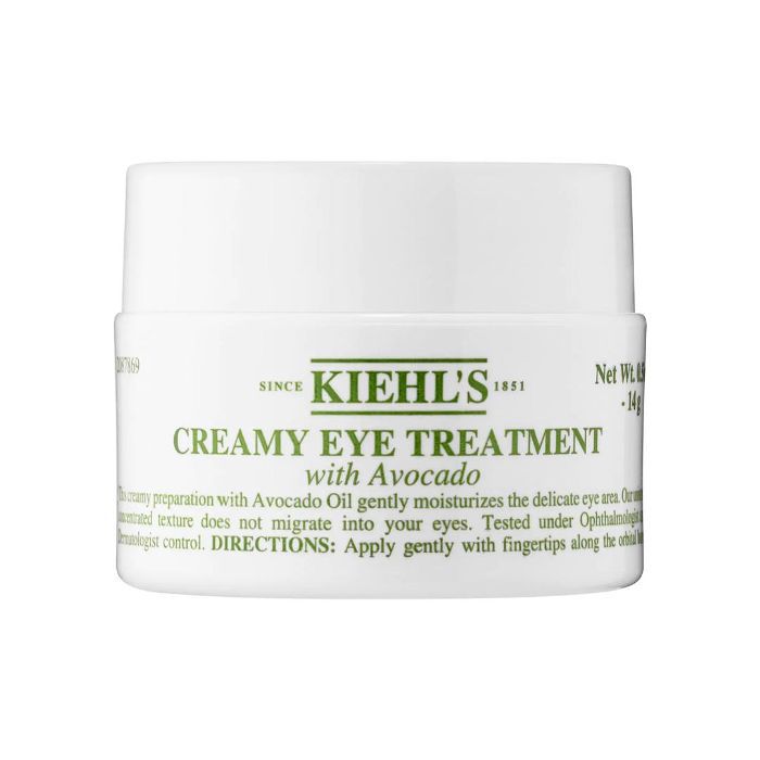 Kiehl's 1851奶油眼治疗与鳄梨迷你皮肤科医生推荐的眼霜