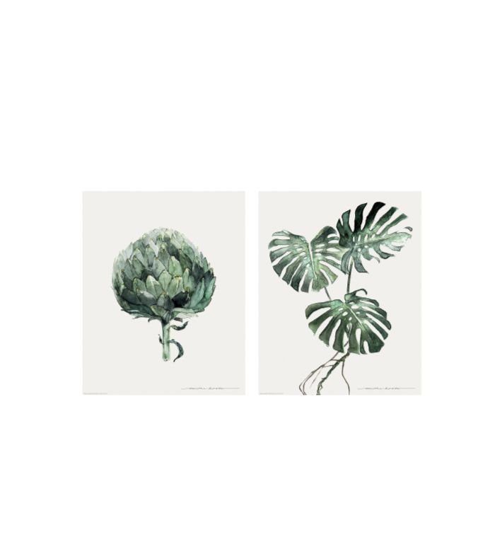 宜家Tvilling海报，一套两张，绿叶