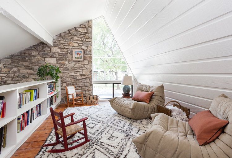 舒适的读书区。