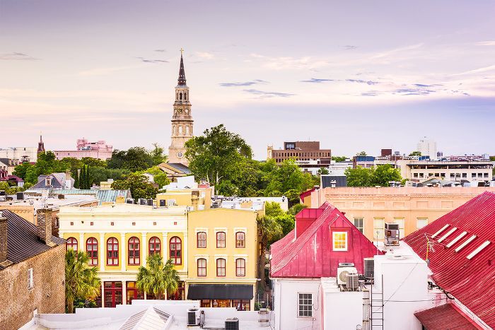 最浪漫的城市在美国 - 查尔斯顿
